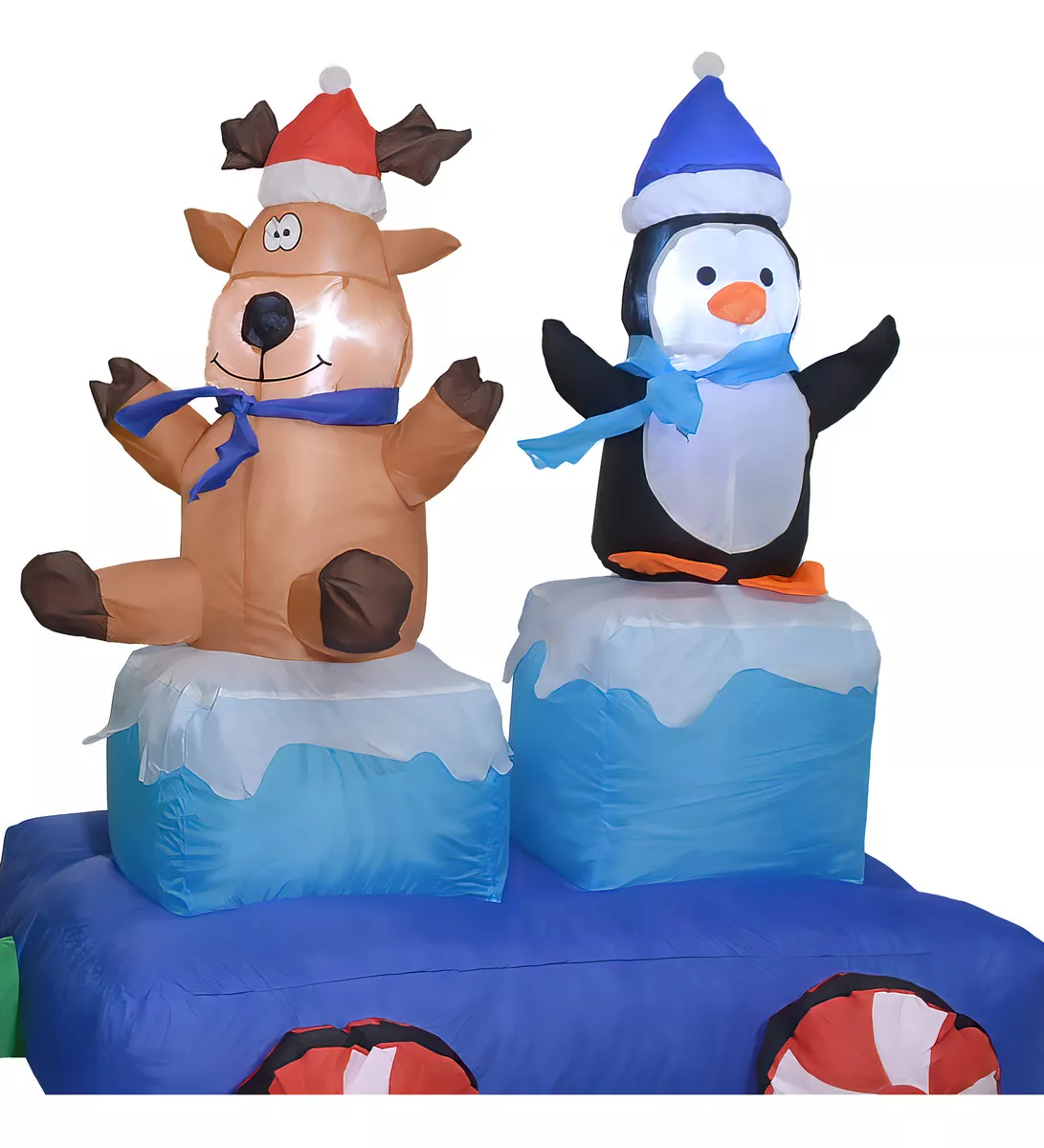 Miniatura 5 de Inflable Navidad Tren Navideño 2.2m